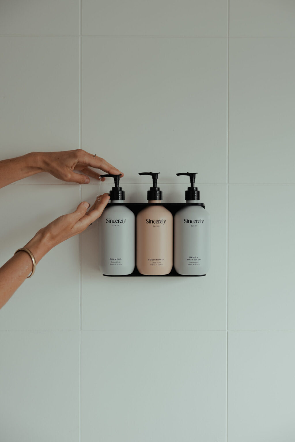 Bathroom amenities restocked after a turnover