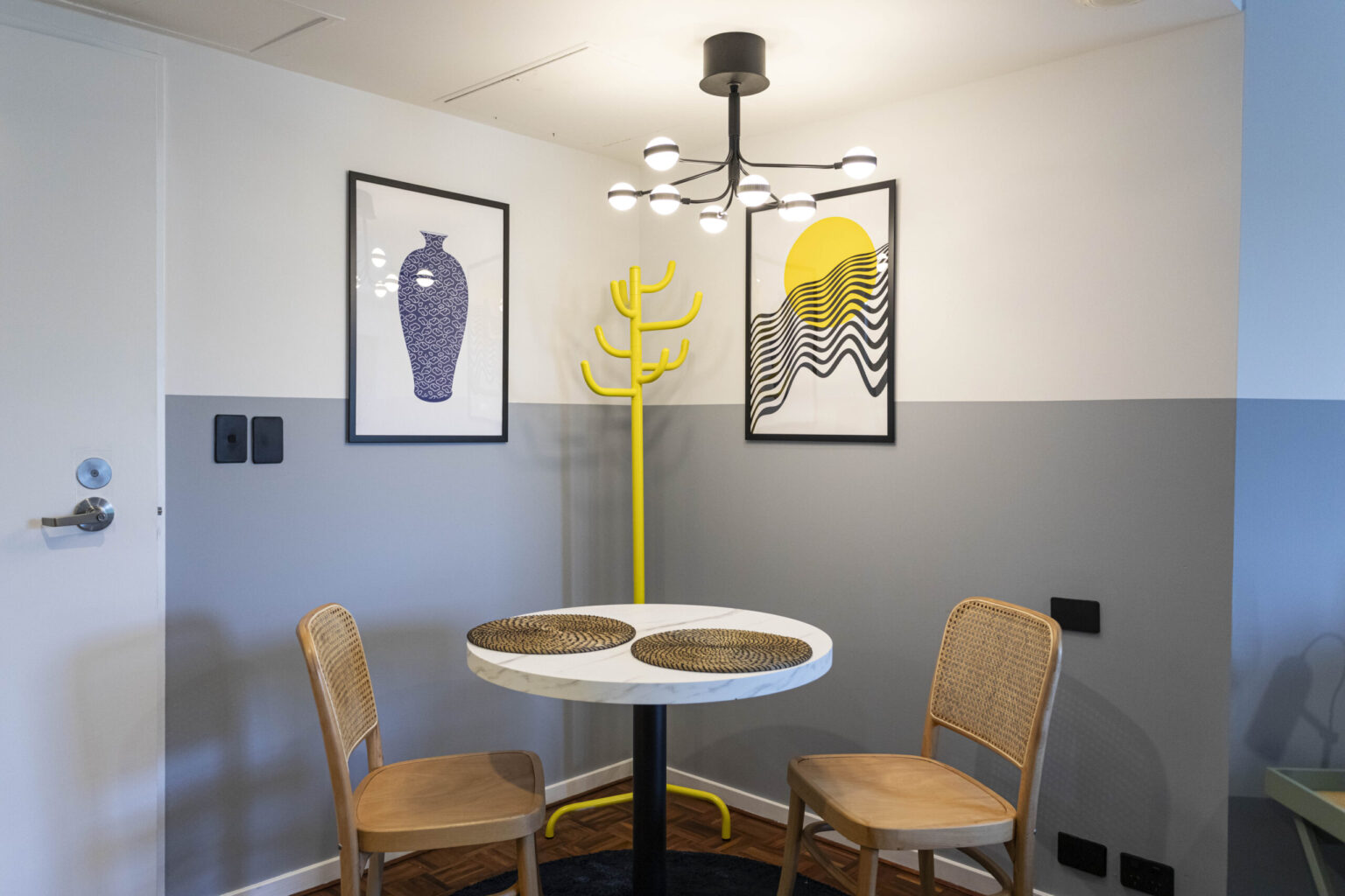 Apartment staged for arrival, Parramatta